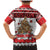 Personalised New Zealand July Christmas Family Matching Mermaid Dress and Hawaiian Shirt Maori Kiwi Xmas Tree - White