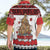 Personalised New Zealand July Christmas Hawaiian Shirt Maori Kiwi Xmas Tree - White