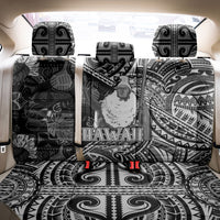 Hawaii King Kamehameha Back Car Seat Cover With Hawaiian Ipu Motifs Black Version