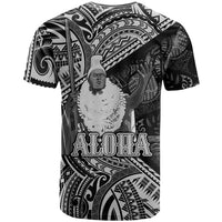 Hawaii King Kamehameha T Shirt With Hawaiian Ipu Motifs Black Version