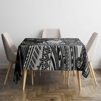 Hawaii King Kamehameha Tablecloth With Hawaiian Ipu Motifs Black Version