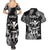 Hawaii Beautiful Hula Dancers Couples Matching Summer Maxi Dress and Hawaiian Shirt With Ipu Keke And Pahu Drum