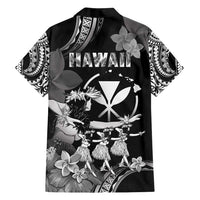Hawaii Beautiful Hula Dancers Family Matching Long Sleeve Bodycon Dress and Hawaiian Shirt With Ipu Keke And Pahu Drum LT05 - Polynesian Pride