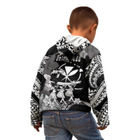 Hawaii Beautiful Hula Dancers Kid Hoodie With Ipu Keke And Pahu Drum