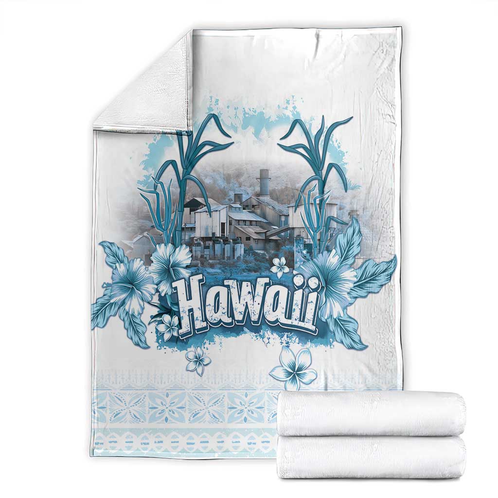 Hawaii Sugar Plantation Blanket With Hawaiian Tapa Pattern