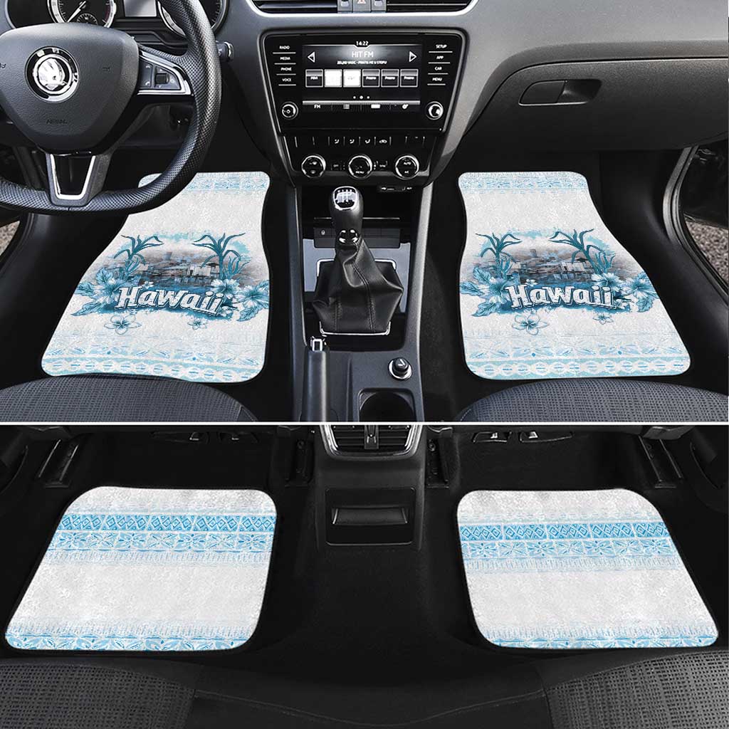 Hawaii Sugar Plantation Car Mats With Hawaiian Tapa Pattern