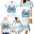 Hawaii Sugar Plantation Family Matching Mermaid Dress and Hawaiian Shirt With Hawaiian Tapa Pattern