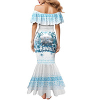 Hawaii Sugar Plantation Family Matching Mermaid Dress and Hawaiian Shirt With Hawaiian Tapa Pattern LT05 - Polynesian Pride