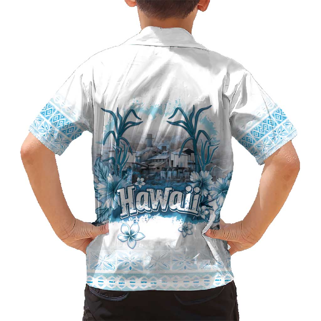Hawaii Sugar Plantation Family Matching Short Sleeve Bodycon Dress and Hawaiian Shirt With Hawaiian Tapa Pattern LT05 - Polynesian Pride