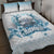 Hawaii Sugar Plantation Quilt Bed Set With Hawaiian Tapa Pattern