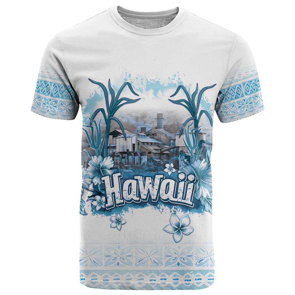 Hawaii Sugar Plantation T Shirt With Hawaiian Tapa Pattern