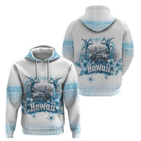 Hawaii Sugar Plantation Zip Hoodie With Hawaiian Tapa Pattern