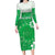 Cook Islands Maori Language Week Family Matching Long Sleeve Bodycon Dress and Hawaiian Shirt Pacific Tapa Pattern