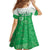 Cook Islands Maori Language Week Family Matching Off Shoulder Short Dress and Hawaiian Shirt Pacific Tapa Pattern