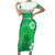 Cook Islands Maori Language Week Family Matching Short Sleeve Bodycon Dress and Hawaiian Shirt Pacific Tapa Pattern
