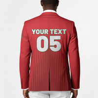 Custom Morocco Football 2026 Blazer Atlas Lions Breathtaking Victory Red Version