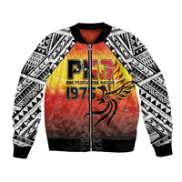 Papua New Guinea 49th Independence Day Bomber Jacket One People One Nation One PNG