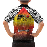 Papua New Guinea 49th Independence Day Family Matching Mermaid Dress and Hawaiian Shirt One People One Nation One PNG