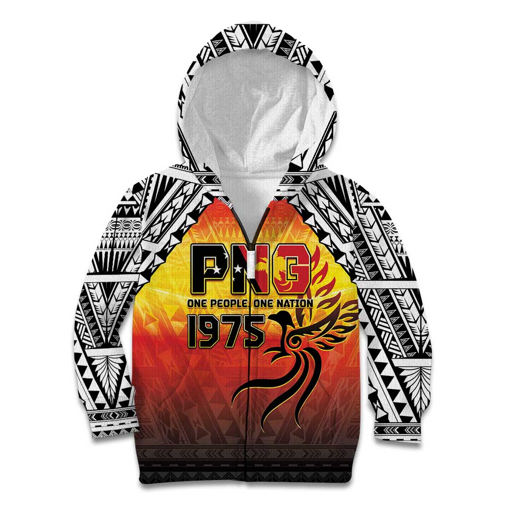Papua New Guinea 49th Independence Day Kid Hoodie One People One Nation One PNG