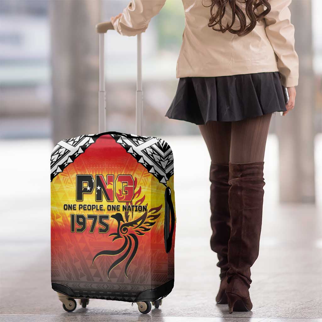 Papua New Guinea 49th Independence Day Luggage Cover One People One Nation One PNG