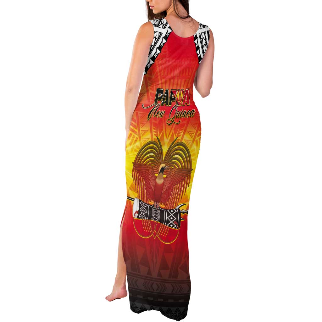 Papua New Guinea 49th Independence Day Tank Maxi Dress One People One Nation One PNG