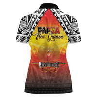 Papua New Guinea 49th Independence Day Women Polo Shirt One People One Nation One PNG