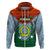 Vanuatu Penama Province Hoodie Vanuatuan Coat Of Arms Polynesian Pattern LT05 - Polynesian Pride