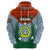 Vanuatu Penama Province Hoodie Vanuatuan Coat Of Arms Polynesian Pattern LT05 - Polynesian Pride