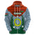 Vanuatu Penama Province Hoodie Vanuatuan Coat Of Arms Polynesian Pattern LT05 - Polynesian Pride