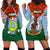 Vanuatu Penama Province Hoodie Dress Vanuatuan Coat Of Arms Polynesian Pattern LT05 - Polynesian Pride