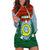 Personalized Vanuatu Penama Province Hoodie Dress Vanuatuan Coat Of Arms Polynesian Pattern LT05 Green - Polynesian Pride