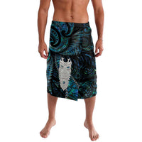 New Zealand Aotearoa Lavalava Maori Tane Te Waiora Paua Shell Glitter Turquoise LT05 Turquoise - Polynesian Pride