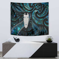 New Zealand Aotearoa Tapestry Maori Tane Te Waiora Paua Shell Glitter Turquoise