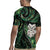 New Zealand Aotearoa Rugby Jersey Maori Wheku Paua Shell Glitter Green
