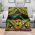 Aloha Tropical Palm Trees Blanket Reggae Polynesian Pattern