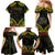 Aloha Tropical Palm Trees Family Matching Mermaid Dress and Hawaiian Shirt Reggae Polynesian Pattern