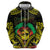 Aloha Tropical Palm Trees Hoodie Reggae Polynesian Pattern