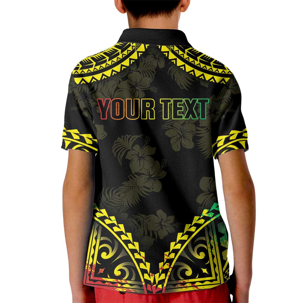 Aloha Tropical Palm Trees Kid Polo Shirt Reggae Polynesian Pattern LT05 - Polynesian Pride