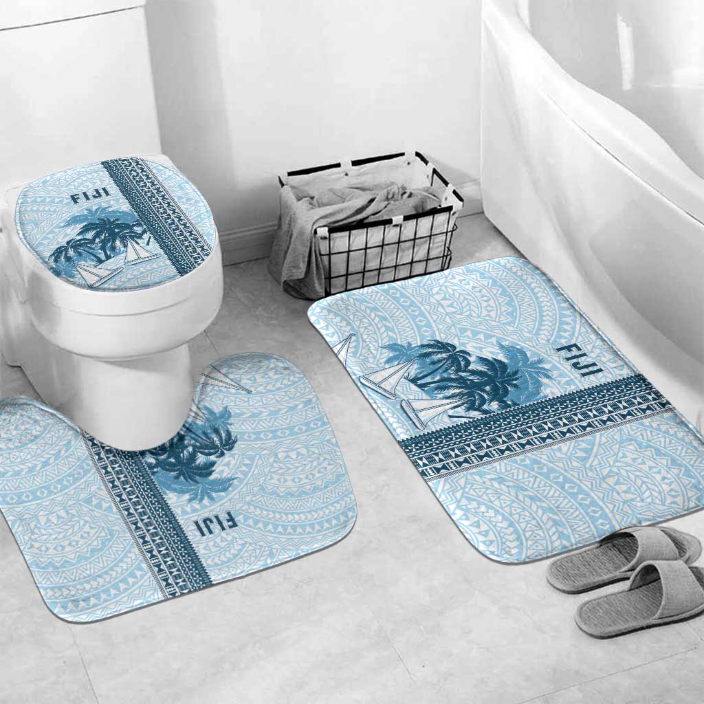 Fiji Regatta Bathroom Set Palm Tree Tapa Pattern - Polynesian Pride