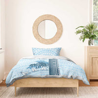 Fiji Regatta Bedding Set Palm Tree Tapa Pattern - Polynesian Pride