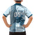 Custom Fiji Regatta Family Matching Mermaid Dress and Hawaiian Shirt Palm Tree Tapa Pattern - Polynesian Pride