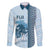Custom Fiji Regatta Family Matching Mermaid Dress and Hawaiian Shirt Palm Tree Tapa Pattern - Polynesian Pride
