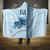 Fiji Regatta Hooded Blanket Palm Tree Tapa Pattern - Polynesian Pride