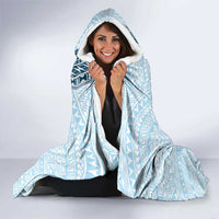 Fiji Regatta Hooded Blanket Palm Tree Tapa Pattern - Polynesian Pride