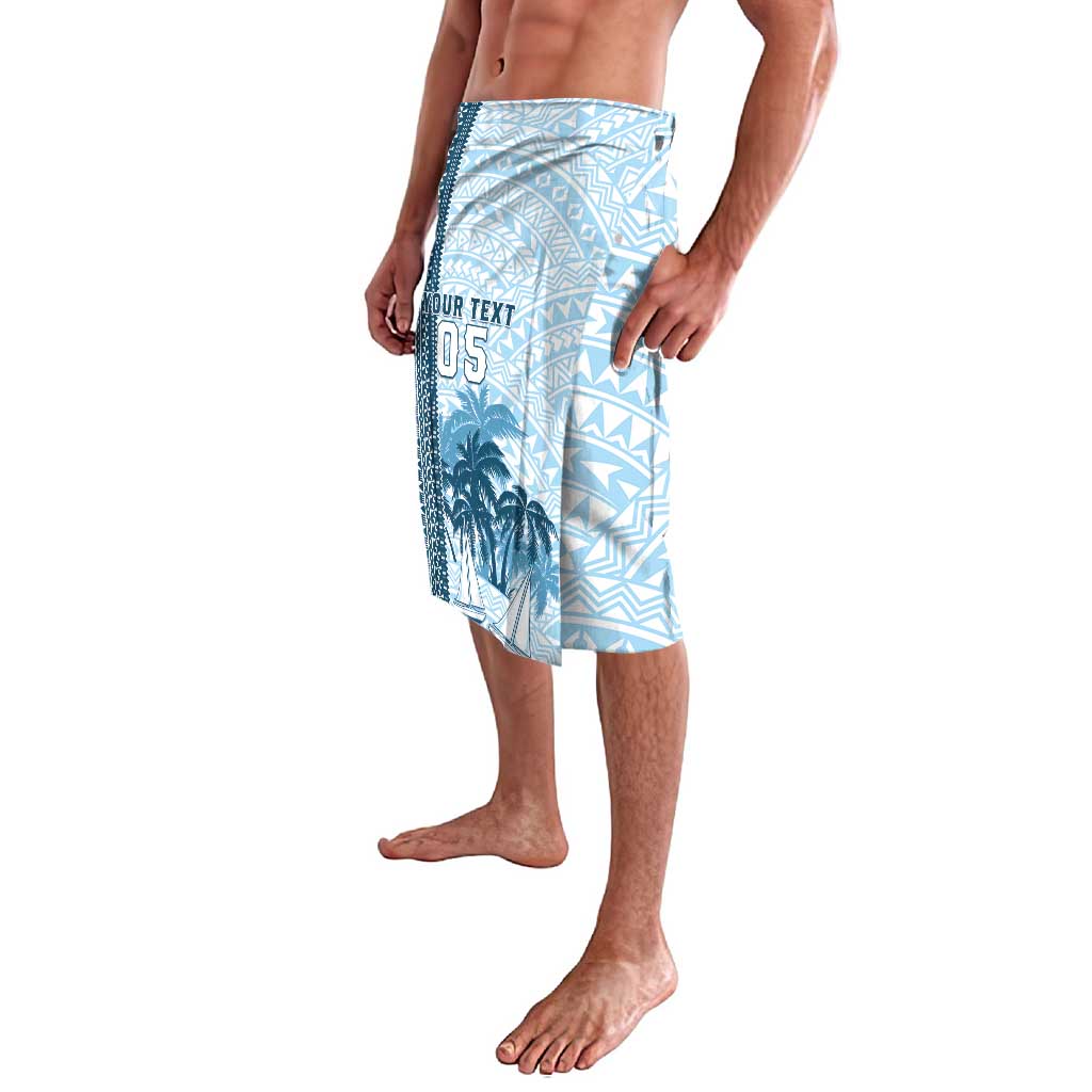 Custom Fiji Regatta Lavalava Palm Tree Tapa Pattern - Polynesian Pride