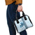 Fiji Regatta Shoulder Handbag Palm Tree Tapa Pattern - Polynesian Pride