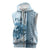 Custom Fiji Regatta Sleeveless Zip Hoodie Palm Tree Tapa Pattern - Polynesian Pride