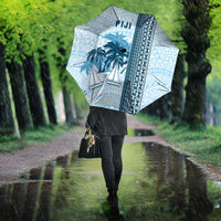 Fiji Regatta Umbrella Palm Tree Tapa Pattern - Polynesian Pride