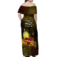 happy-diwali-festival-off-shoulder-maxi-dress-diya-lamp-hibiscus-polynesian-pattern