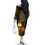 personalized-happy-diwali-festival-off-the-shoulder-long-sleeve-dress-diya-lamp-hibiscus-polynesian-pattern